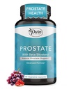 Pure By Nature prostate dodatek za moške, Beta sitosterol prostate dodatek za zdravje z cinkom za urein Tract podporo, Umivanje pogosto uriniranje in izboljšano spanje, Gluten-free, Non-GMO 90 kapsule