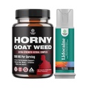 Sklop Horny Kozja trava za moške - ekstra moč moški dodatek, in Lidokain Desenzibilizing Topical Spray Climax Control za daljšo vzdržljivost - povečanje vzdržljivosti in Stamina hitro ukrepanje