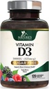 Vitamin D3 5000 i.e. (125 μg) Dodatki vitamina D, ki se uporabljajo za zdravljenje imunske podpore - dopolnila za kosti, zobe in mišice - brez sladkorja, brez glutena, brez glutena - 120 tablet