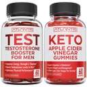 Atlantis Nutrition Testosteron Booster 60 Gumies + Keto Apple Cider Vinegar 60 Gumies