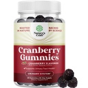 Naravne brusnice Gumiji za ženske in moške - ekstra moč okusno antioksidant Cranberry Žveči za urinski trakt Zdravje Podpora ledvic Bladder & Imunsko zdravje - Vegan Gluten & želatina Brez