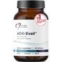 Designs for Health ADK Evail - 5000 i.e. VIT D3 z vitamini A, E (Annatto Gama Delta Tocotrienols), K (K1 + K2) - Topen vitamin D maščobni kompleks - Kost + Imunska podpora - Non-GMO (60 kapsul)