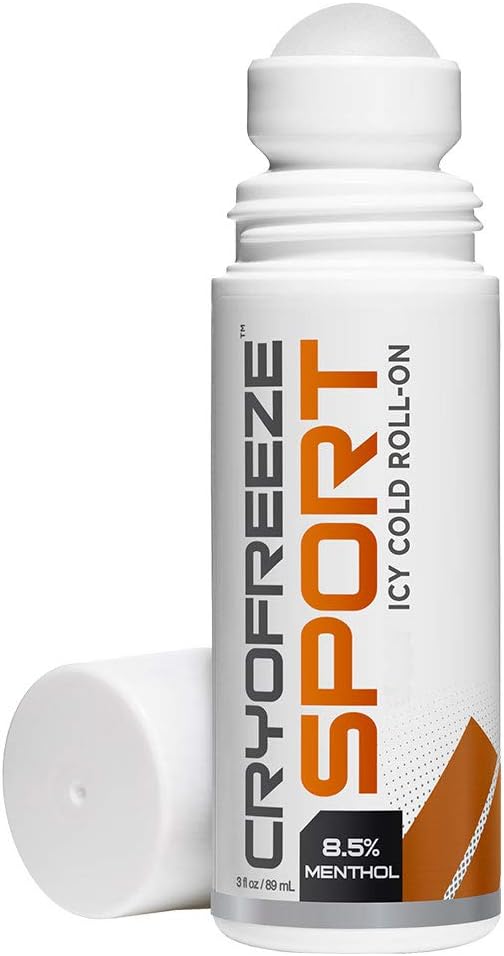 OMAX CryoFreeze Mentol Roll On, Artritis, Nazaj, Muscle & Joint Made in USA (3 fl oz)