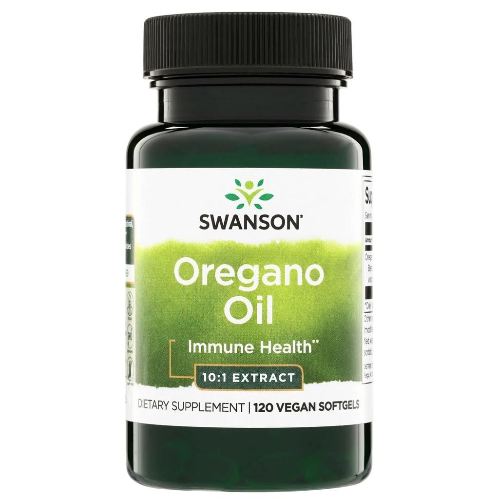 Swanson Origano Oil 10:1 Extract-Fizične dopolnilo za spodbujanje prebavne zdravje-zadihano in urinarne Tract Health Support (120 Softgels, 150mg vsak)