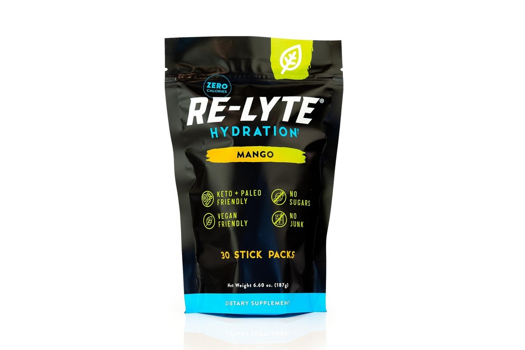 REDMOND Re-Lyte Hydratio Elektrolit v prahu mešanica (Mango) 30 Pakiranja