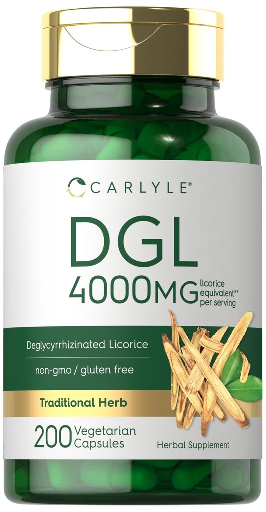 Carlyle DGL Deglicirizinirane kapsule sladkega korena 