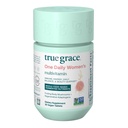 True Grace One Daily Women's multivitaminski fermentirani minerali, Organic Adaptogens & Gobe Celotno ravnovesje telesa, Imunska, Energy, Lepotna podpora - Ne-GMO, Gluten Free, Soy Free - 30 Veganske tablete
