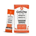 GoLive Prebiotic in probiotik za ženske, moške, otroke. Tangerin Turmeric Symbiotic Powder w/ L- Glutamin, Vitamin D3, Elektroliti. Za zdravilo Gut Health, digescijo, presnovo, imunost 15- 50B CFU.