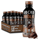 Jocko Mölk 30g Grass Fed Protein Shake – brez dodanih sladkornih beljakovin pijače KETO prijazno - Pripravljen za pitje 12 FL Oz (Pack of 12) Čokolada
