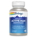 SOLARAY enkrat na dan Active Man multivitaminski - celična energija in imunske podpore dodatek w/vitamin D, vitamin C, B12, B6, cink, lutein, prebavne encime, celotna živila, 60-dnevno garancijo, 90 Servisi