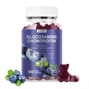 Glukozamin Chondroitin Gumies - 3000MG Dodatna moč Skupna podpora dodatek z MSM & Elderberry, Fleksibilnost, Antioksidant Imunska podpora Gummy za odrasle, moške in ženske 90 borovnice