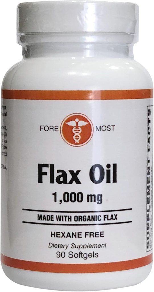 Laneno olje, 1000mg, 90 softgels