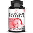 VALI time release Caffeine 100mg Kapsule- Pametna počasna sprostitev za razširjeno energijo & Focus. Napredno Nootropic dodatek. Brain Booster Active Performance, Opozorilo & Jasnost. 120 Veggie kapsul