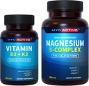 Magnezijev kompleks 5-v-1 in vitamin D3 K2