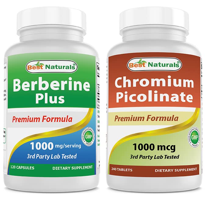 Best Naturals Berberine Plus 1000mg & Krom Pikolinat 1000mcg