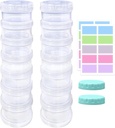 2 Pack 7 dan tablete Organizator primera zlaganje tedenski dodatki vitamini tablete imetnik Dispenser velik prosojni jasno z ekstra Lid