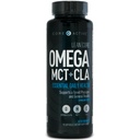 Lean CORE Omega MCT + CLA - Stimulant Free Health Formula, Lean Muscle & Toned Physique, Omega 3-6-9 Maščobne kisline - Laneno seme ribje olje- Kokosovo olje- Keto prijazno 30 dan dobave (90 Softgels)