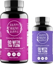 Happy Healthy Hippie Pojdi z Flow Menopause podporo & Pojdi z Flow Hormone Balance za ženske (180ct)