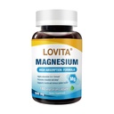 Lovita Triple Magnezij Complex 500mg, Velika absorpcija in jakost Formula, Glicinat, Citrat in oksid, Podporni spanec, Sprostitev, Srce, Živci in zdravje kosti, 180 Veganske kapsule