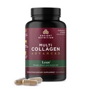 Ancient Nutrition Multi Collagen Advanced Lean with Probiotics, Hidroliziran Kolagen Peptides Podpira zdravo hujšanje in maščobne izgube, 90 Count
