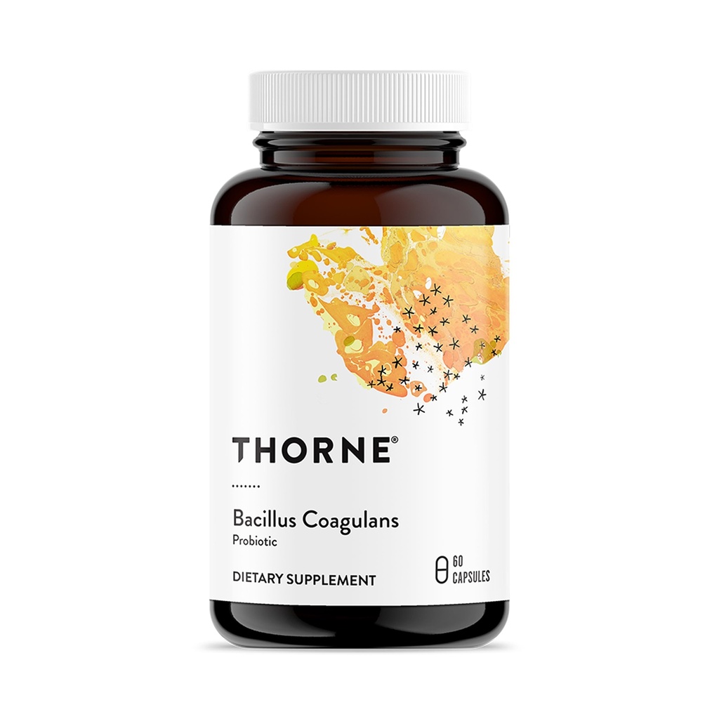 THORNE - Bacillus Coagulans Probiotic - Rokavice Stable Probiotic dodatek za spodbujanje zdravja prebavil* - 60 kapsul
