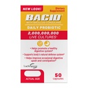 Bacid Daily Probiotic z Bacillus Coagulans, 50 Število, Prebavni dodatek za izboljšanje občasno zaprtje