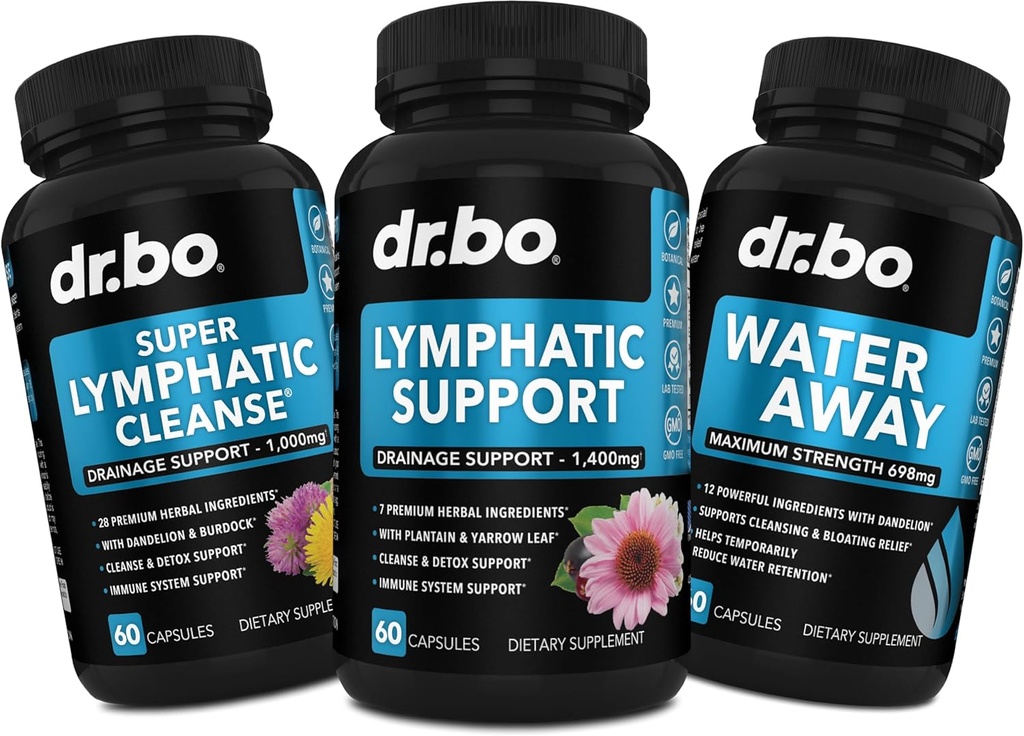 Limfatični kanalizacijski dodatki in vodne tablete Diuretiki - Herbal Lymphatic Podpora skupaj Herbal Cleanse Izdelki & Vodne tablete Limfy System Supplement - Limfy Node Detox Cleanse Dreinage
