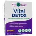 Vital Planet - Vital Detox z mlekom osat, Quercetin, Alpha Lipoic kislina, Choline, in Herbs, za občasno plin in napihnjenost, podpira zdravo črevesno ravnovesje, 2 del 14 Day Kit, 56 Kapsule