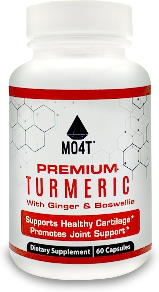 Premium kurkuma, glukozamin, ingver, hondroitin sulfat, Boswellia ekstrakt, MSM, bioperin, Quercetin in L-Meth - 60 kapsul