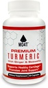 Premium kurkuma, glukozamin, ingver, hondroitin sulfat, Boswellia ekstrakt, MSM, bioperin, Quercetin in L-Meth - 60 kapsul