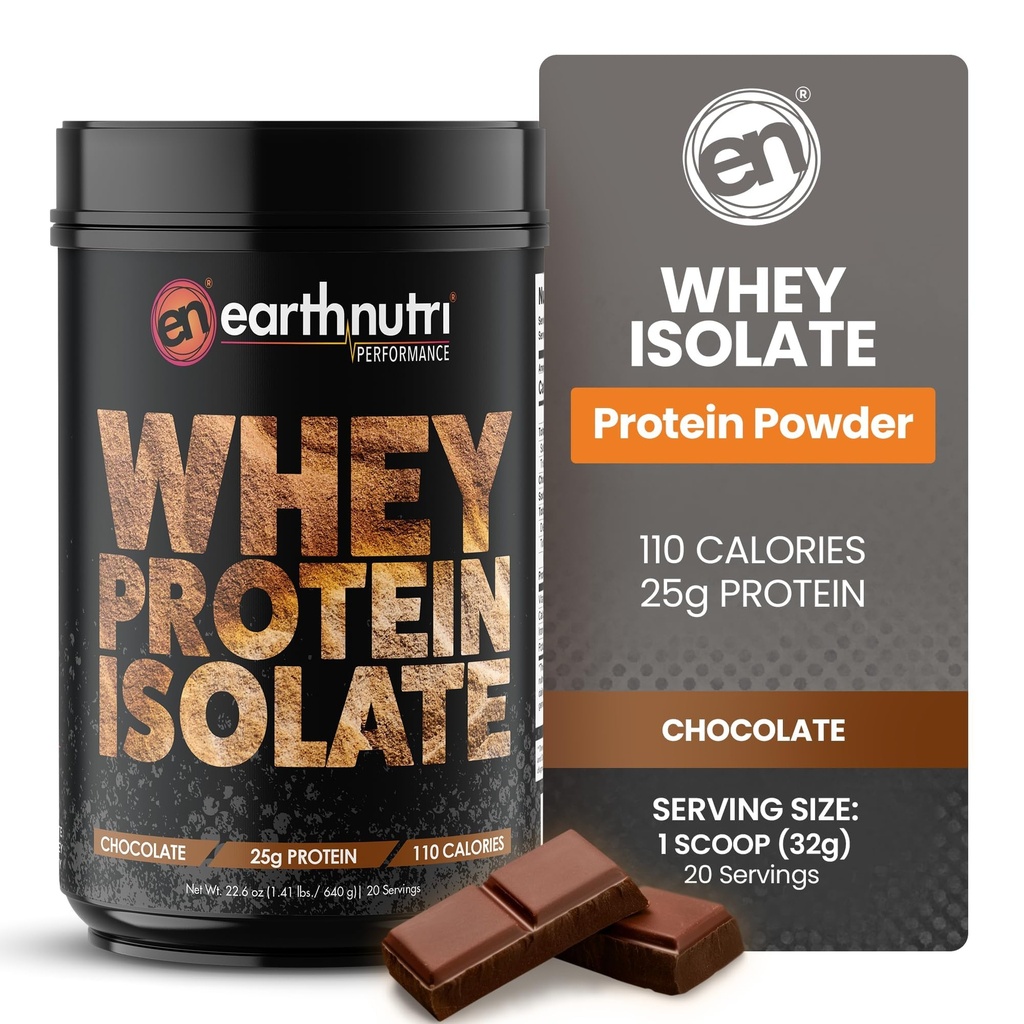 Izolirni proteini sirotke v prahu – po treningu Recovery prašek za recovery in rast mišic – 25g beljakovin – enostavno prebavljivi – Ne-GMO & Gluten-free – čokoladni aromi – 20 servingov (1,41 lbs)
