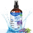 Magnezijevo olje Spray za spanje,Pure Magnezij za noge,Pomirjujoče boleče mišice in sprostitev,Pain,Ultra koncentracija z sivke-200ML
