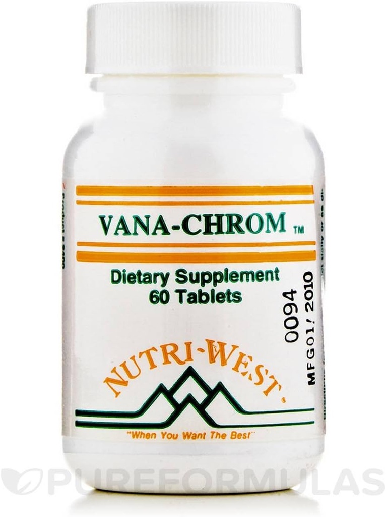 Vana-Chrom - 60 tablet Nutri West