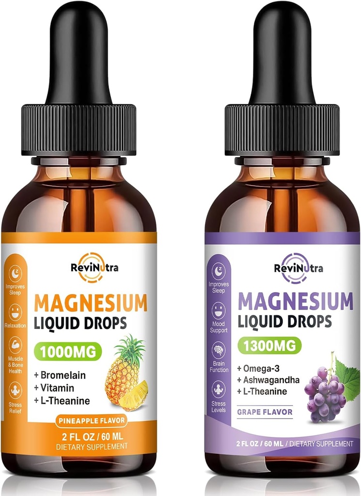 2 Pakiranje Magnezij kompleksne tekoče kapljice Ananas in grozdna aroma