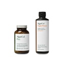 AlgaeCal Bundle - All Natural Calcium Supplement VIT D3 & K2, Magnezij, Boron in Trace Minerals & Triple Power Omega-3 Fish Oil Natural Liquid Emulsion z EPA DHA Curcumin, Astaksantin