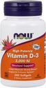 NOW Foods Vitamin D-3, Strukturna podpora 2000 I.U, 480 Softgels