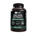 PURE ORIGINAL SESTAVINE Pine Bark ekstrakt (365 Kapsule) Ne magnezij ali riž polnila, vedno čist