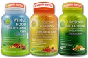Imunska in dnevna podpora za dobro počutje za ženske in moške – liposomski vitamin C 1500mg + veganski celi živilski multivitamin Brez železa + liposomski glutation 500mg – Vegan, ne-GMO, Čista dnevna podpora za dobro počutje