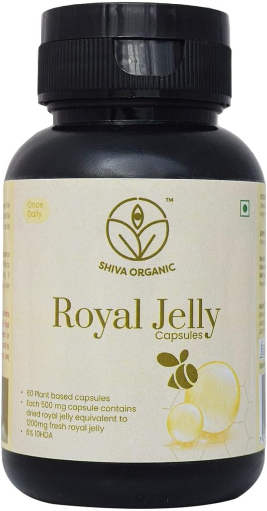 Kapsule kraljeve žele - 10 HDA: 6% - posušeno zamrzovanje - 60 kapsul (500 mg)