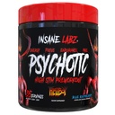 Insane Labz Hellboy Edition, High Stimulant Pre Workout Powder in NO Booster z Beta Alanine, L Citrulin, in Kofein, Pospešuje fokus, energijo, vzdržljivost, ravni dušikovega oksida, 35 Srvgs, Blue Rasp