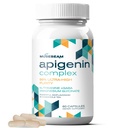 Apigenin dodatek za podporo za počitek in sprostitev - 50mg Apigenin na kapsulo z magnezijevim glicinatom 275mg L-teanin 100mg GABA 100mg - 98% ultra visoka čistost