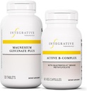 Integrativni terapevtski paket z aktivnim B-kompleksom, 60 kapsul & magnezijev glicinat Plus, 120 tablet - Active B- Complex za podporo energetski presnovi* - podpora zdravju možganov, zdravju srca in živcu