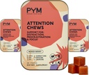 PYM pozornost Chews Podpora za odlašanje, Fokus & Produktivnost, 60 Count 