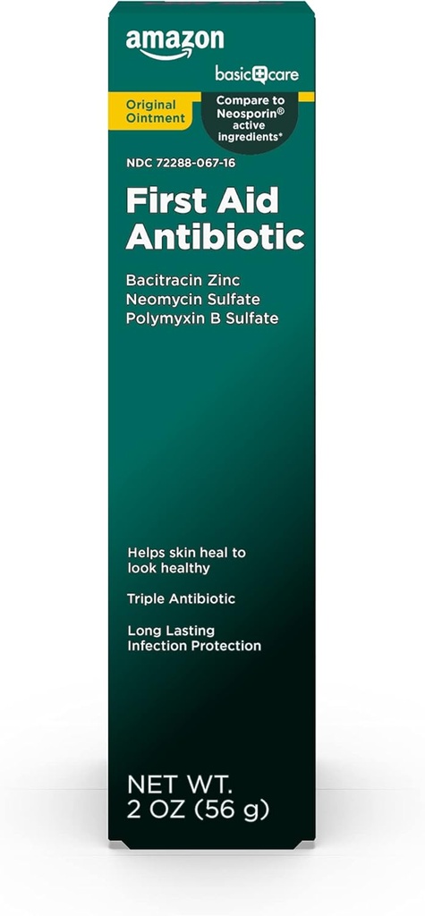 Osnovna nega prva pomoč Antibiotično mazilo, 2 unča (Pack of 1)