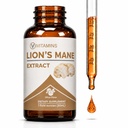 Levi Mane Liquid - Levje Mane Tinkture za spomin, Fokus & Claritete - Levi Mane dodatek - Levi Mane - Lev Mane Gobe dodatek - Nootropics Podpora možganov - (1 pakiranje)
