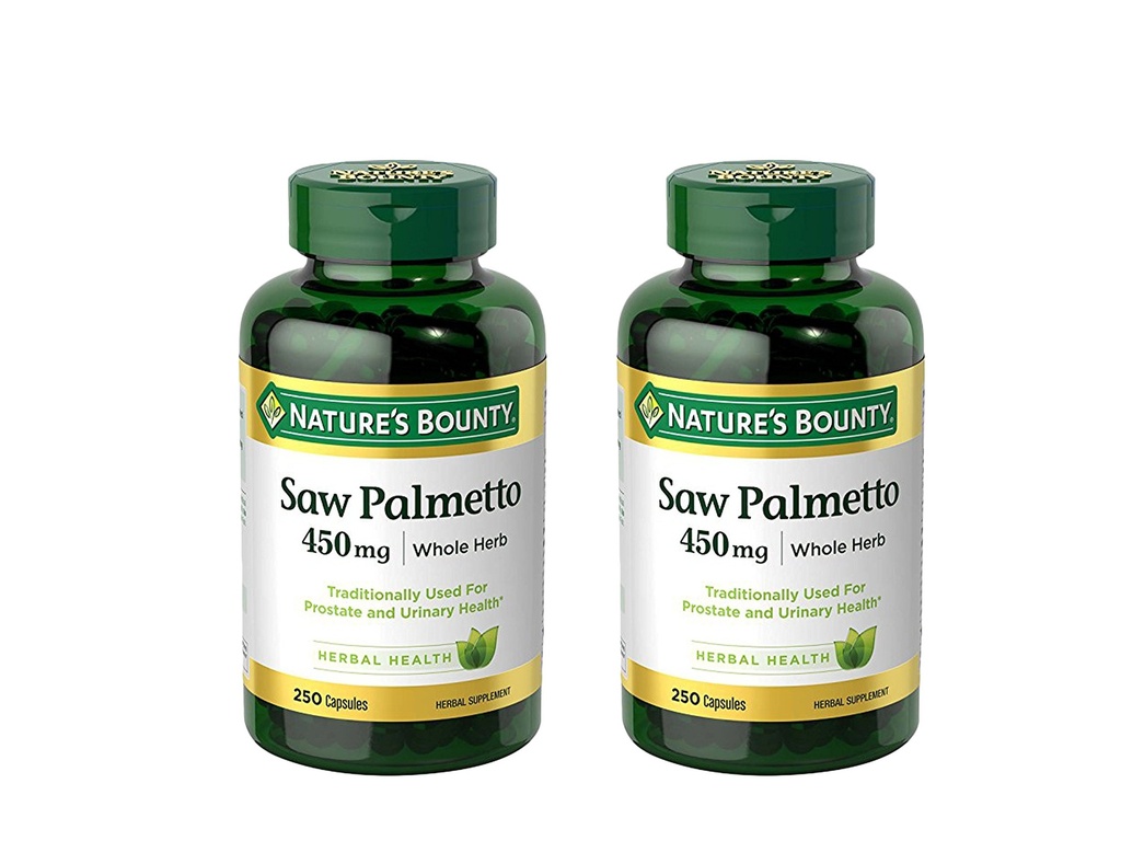 Bounty Saw Palmetto 450 mg Kapsule 250 ea (paket z 2)