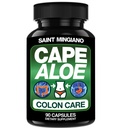 Kapsule Cape Aloe Vera - Cleanse Colon, Detox & Flush - 90 kapsul. Nežna zaprtje Relief in Bowel gibanje deluje kot naravni zeliščni odvajalo - Bowel gibanje prebavni zdravje