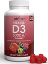 Rastlinsko-na osnovi ekstra moč Vitamin D3 5000IU dopolnilne žvečilke. Brez glutena in brez umetnih arom. Podpira zdravje kosti in imuniteto. Izdelano v ZDA .30 Count (30 Day Supply)