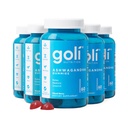 Goli Ashwagandha & Vitamin D Gummy - 300 Count - Mixed Berry, KSM-66, Vegan, Rastlinski temelji, Non-GMO, Gluten-free & Gelatin Prosti sprostitev. Obnovi. Sproščeno, pakiranje po 5