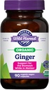 Oregon's Wild Harvest, Certified Organic Ginger kapsule za podporo želodca, Non-GMO, 1000 MGS, 90 Count